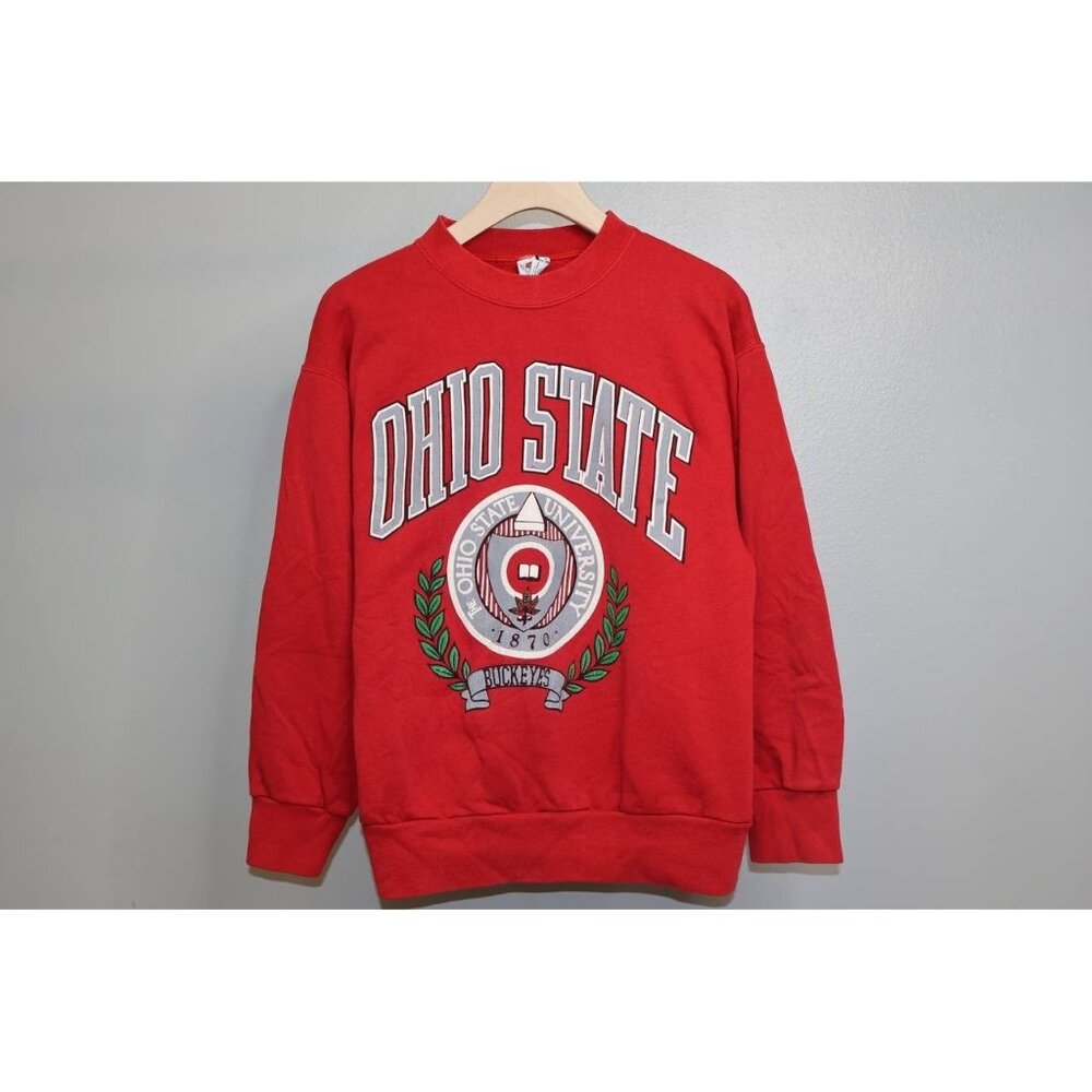 Vintage Ohio State University Sweatshirt Signal Tag Size Large Red